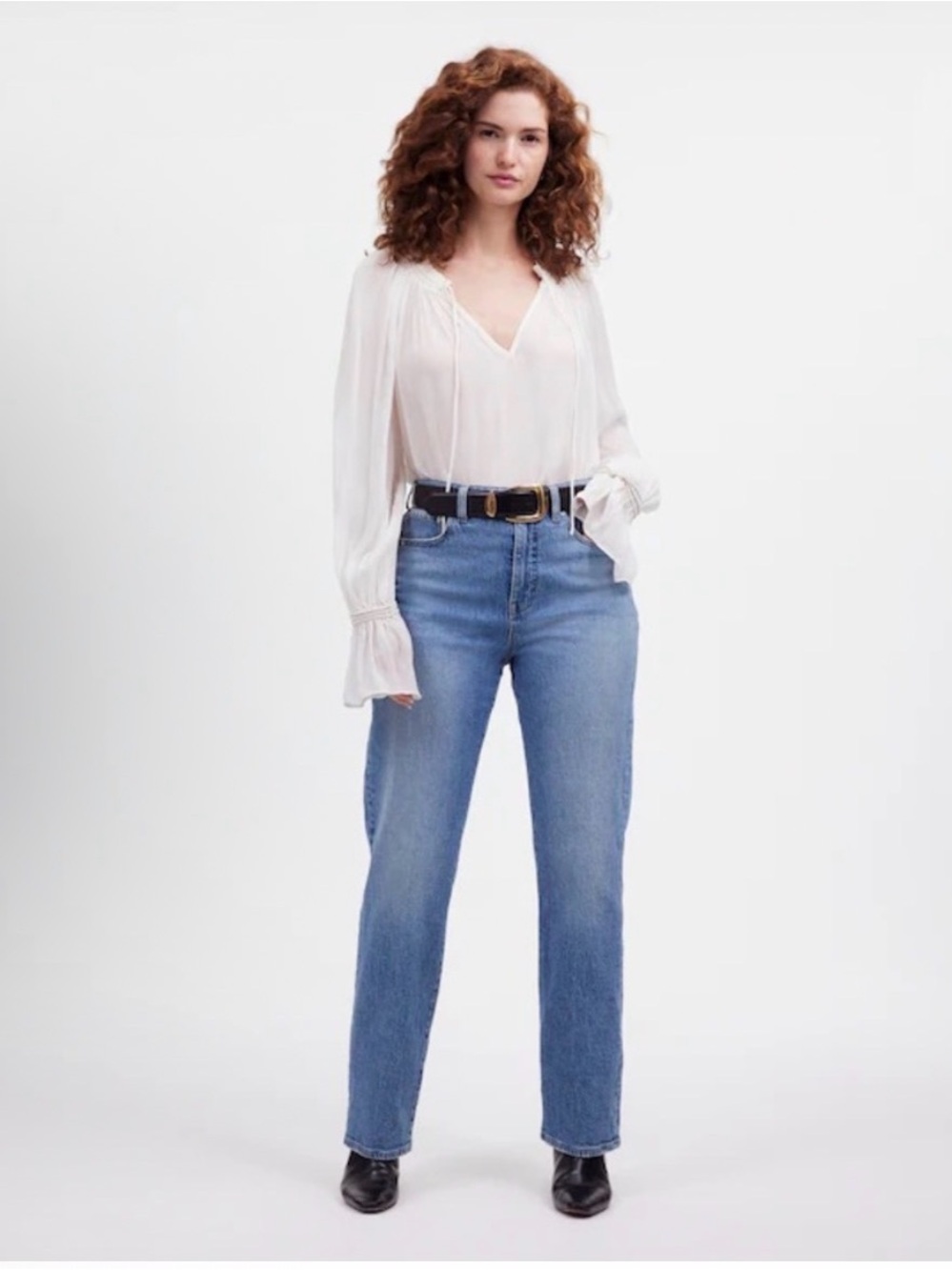 Madewell curvy 90’s straight jeans 32